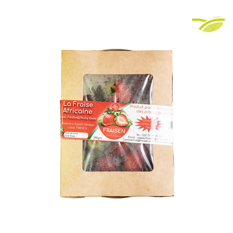 BARQUETTE FRAISE 250g