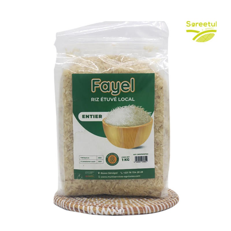 Riz étuvé entier 1Kg