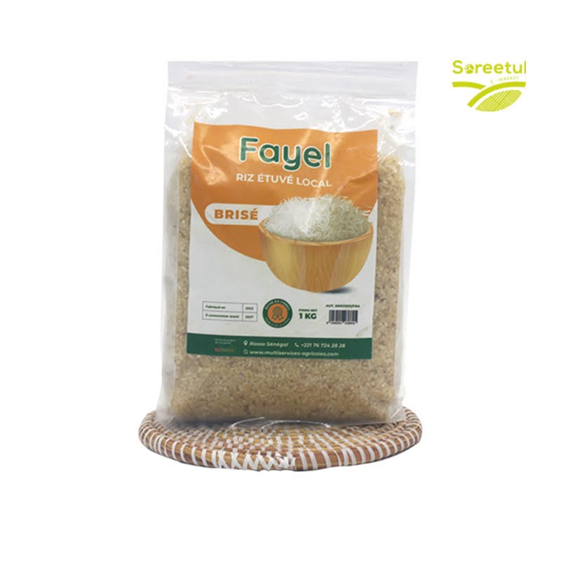 Riz étuvé brisé 1kg