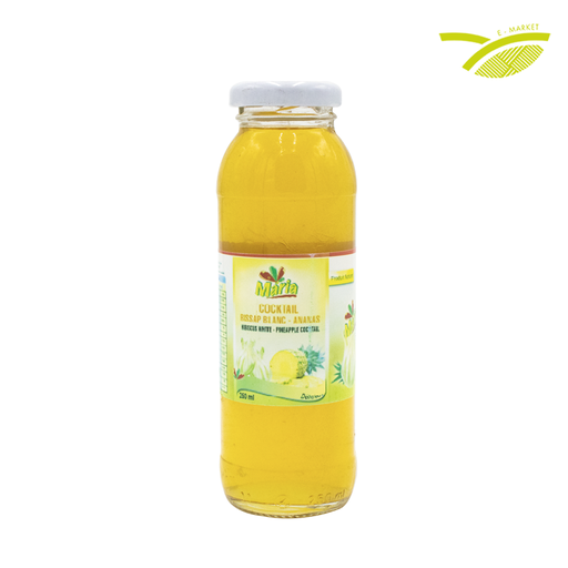 [JUS-BISS-BLAN-MARI] Cocktail Bissap Blanc Ananas 1l