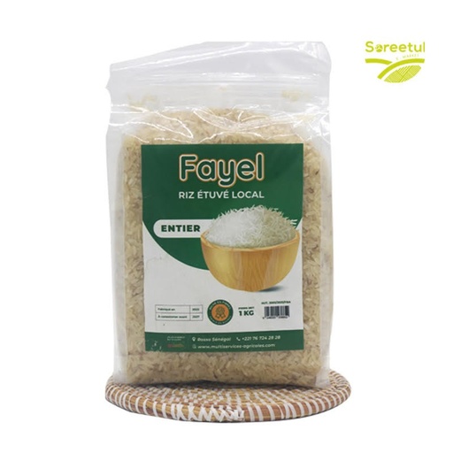 [RIZ-ENTI-FAY-1KG] Riz étuvé entier 1Kg