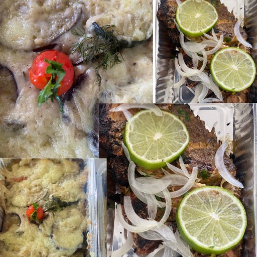 Poisson Braisé au gratin de Légumes